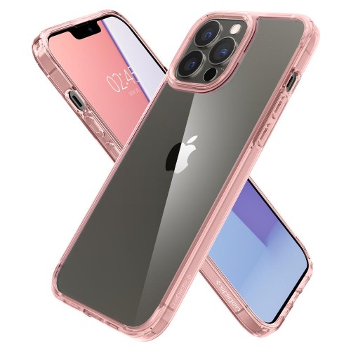 Ударопрочный чехол Spigen Ultra Hybrid для iPhone 13 Pro Rose Crystal