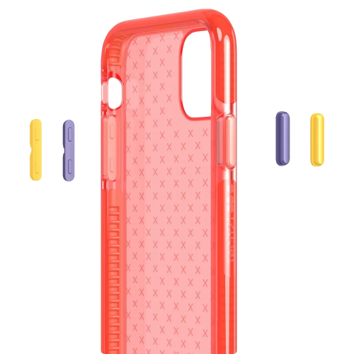 Ударопрочный чехол tech21 Evo Check для iPhone 11 Pro Coral My World
