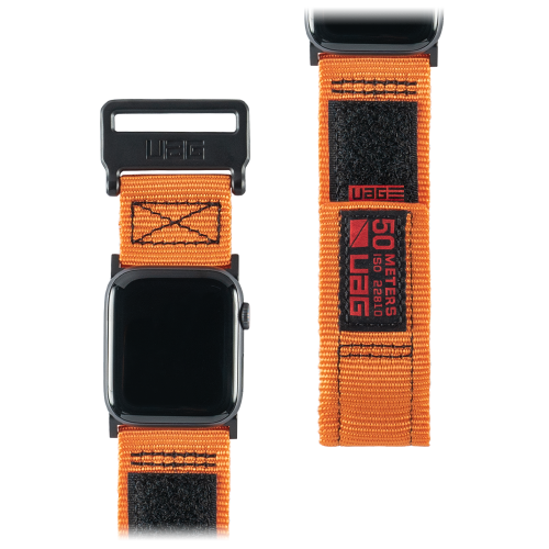 Нейлоновый ремешок UAG Active Watch Strap Orange для Apple Watch 42/44/45/49 мм оранжевый