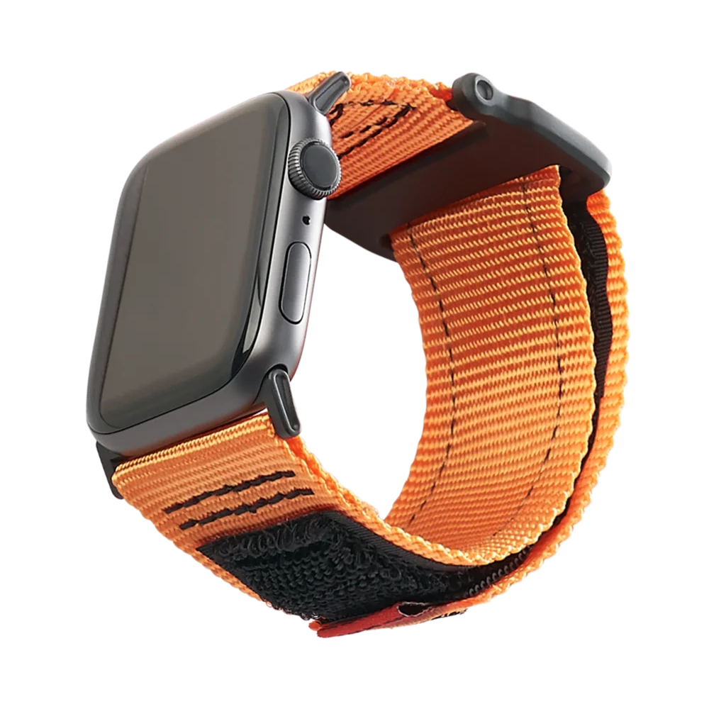 Ремешки для apple watch ultra 2. Оранжевый ремешок для Apple watch 44mm. Ремешок UAG для Apple watch 44. Ремешок UAG Active range Strap для Apple watch 44/42 мм оранжевый (Orange). Ремешок UAG для Apple watch 45.