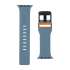 Силиконовый ремешок UAG CIVILIAN SILICONE WATCH STRAP Slate/Orange для Apple Watch 42/44/45/49 мм
