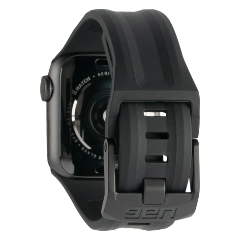 Силиконовый ремешок UAG SCOUT SILICONE WATCH STRAP Black для Apple Watch 38 - 40 - 41 мм