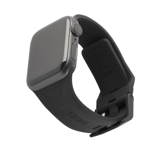 Силиконовый ремешок UAG SCOUT SILICONE WATCH STRAP Black для Apple Watch 38 - 40 - 41 мм