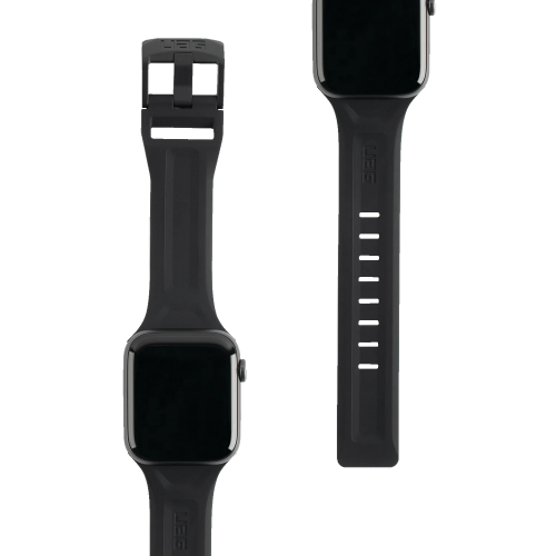 Силиконовый ремешок UAG SCOUT SILICONE WATCH STRAP Black для Apple Watch 38 - 40 - 41 мм