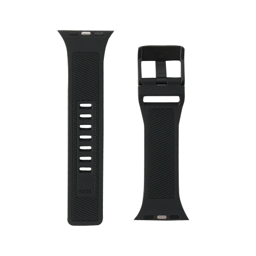 Силиконовый ремешок UAG SCOUT SILICONE WATCH STRAP Black для Apple Watch 38 - 40 - 41 мм