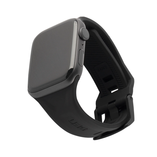 Силиконовый ремешок UAG SCOUT SILICONE WATCH STRAP Black для Apple Watch 42/44/45/49 мм