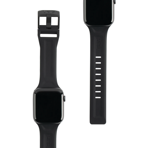 Силиконовый ремешок UAG SCOUT SILICONE WATCH STRAP Black для Apple Watch 42/44/45/49 мм