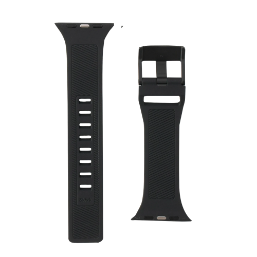Силиконовый ремешок UAG SCOUT SILICONE WATCH STRAP Black для Apple Watch 42/44/45/49 мм