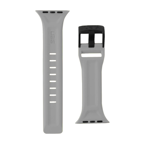 Силиконовый ремешок UAG SCOUT SILICONE WATCH STRAP Silver для Apple Watch 42/44/45/49 мм