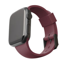 Силиконовый ремешок UAG [U] DOT SILICONE STRAP Aubergine для Apple Watch 38 - 40 - 41 мм
