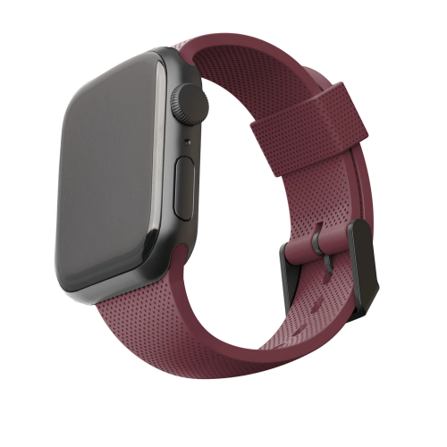 Силиконовый ремешок UAG [U] DOT SILICONE STRAP Aubergine для Apple Watch 42/44/45/49 мм