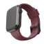Силиконовый ремешок UAG [U] DOT SILICONE STRAP Aubergine для Apple Watch 42/44/45/49 мм