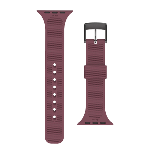 Силиконовый ремешок UAG [U] DOT SILICONE STRAP Aubergine для Apple Watch 42/44/45/49 мм
