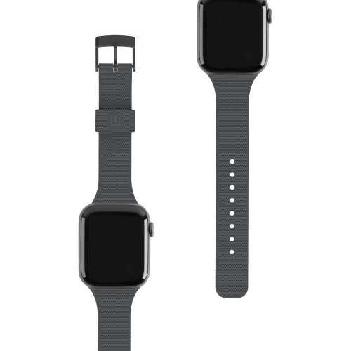 Силиконовый ремешок UAG [U] DOT SILICONE STRAP Black для Apple Watch 38 - 40 - 41 мм