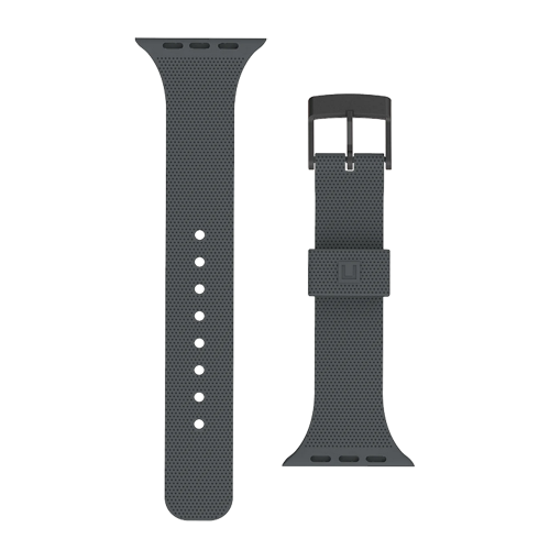 Силиконовый ремешок UAG [U] DOT SILICONE STRAP Black для Apple Watch 38 - 40 - 41 мм