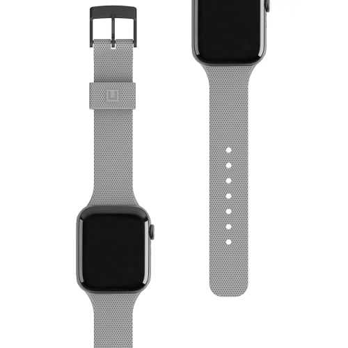 Силиконовый ремешок UAG [U] DOT SILICONE STRAP Grey для Apple Watch 38 - 40 - 41 мм
