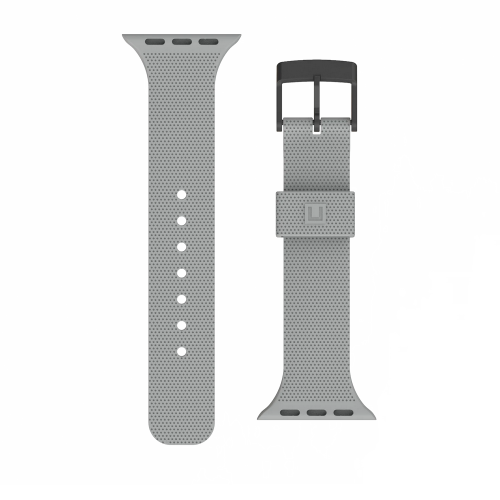 Силиконовый ремешок UAG [U] DOT SILICONE STRAP Grey для Apple Watch 38 - 40 - 41 мм