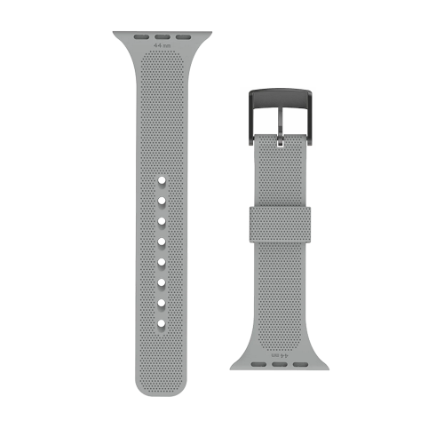 Силиконовый ремешок UAG [U] DOT SILICONE STRAP Grey для Apple Watch 38 - 40 - 41 мм