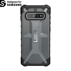 Чехол Urban Armor Gear Plasma Ash для Samsung Galaxy S10 Plus черный прозрачный
