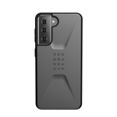 Противоударный чехол Urban Armor Gear Civilian Series Silver для Samsung Galaxy S21