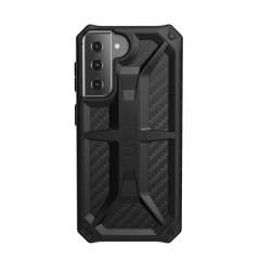 Противоударный чехол Urban Armor Gear Monarch Series Carbon fiber для Samsung Galaxy S21