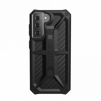 Противоударный чехол Urban Armor Gear Monarch Series Carbon fiber для Samsung Galaxy S21