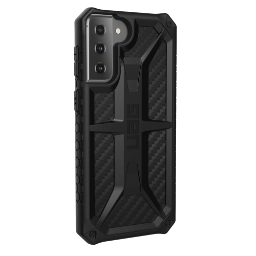 Противоударный чехол Urban Armor Gear Monarch Series Carbon fiber для Samsung Galaxy S21+