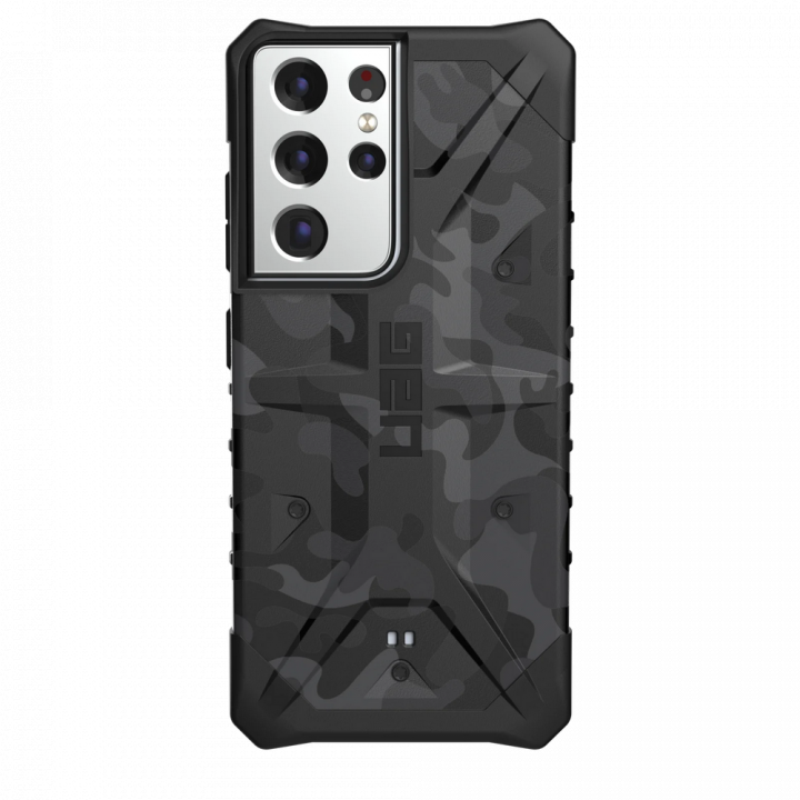 Противоударный чехол Urban Armor Gear Pathfinder SE Series Black Midnight Camo для Samsung Galaxy S21 Ultra