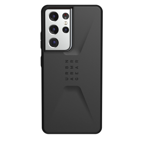 Противоударный чехол Urban Armor Gear Civilian Series Black для Samsung Galaxy S21 Ultra