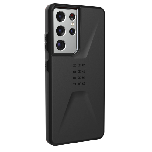 Противоударный чехол Urban Armor Gear Civilian Series Black для Samsung Galaxy S21 Ultra
