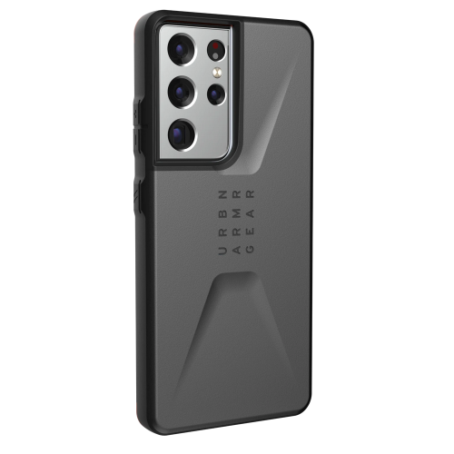 Противоударный чехол Urban Armor Gear Civilian Series Silver для Samsung Galaxy S21 Ultra