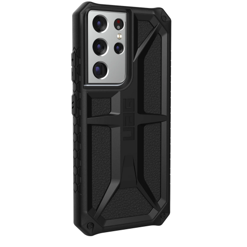 Противоударный чехол Urban Armor Gear Monarch Series Black для Samsung Galaxy S21 Ultra