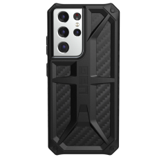 Противоударный чехол Urban Armor Gear Monarch Series Carbon fiber для Samsung Galaxy S21 Ultra