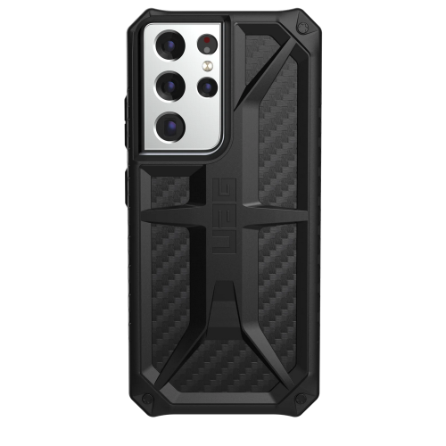 Противоударный чехол Urban Armor Gear Monarch Series Carbon fiber для Samsung Galaxy S21 Ultra