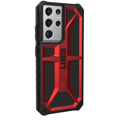 Противоударный чехол Urban Armor Gear Monarch Series Crimson для Samsung Galaxy S21 Ultra