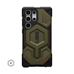 Противоударный чехол Urban Armor Gear Monarch Pro Series Kevlar Elemental Green для Samsung Galaxy S23 Ultra