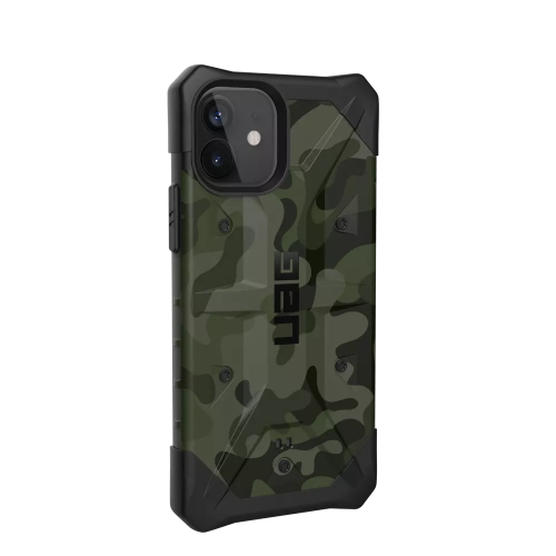 Ударопрочный чехол Urban Armor Gear Pathfinder Forest Camo для iPhone 12