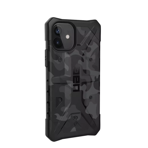 Ударопрочный чехол Urban Armor Gear Pathfinder Black Midnight Camo для iPhone 12