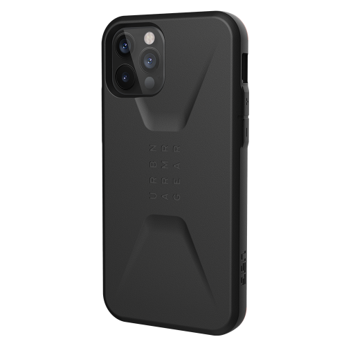 Ударопрочный чехол Urban Armor Gear Civilian Series Black для iPhone 12