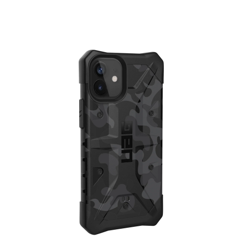 Ударопрочный чехол Urban Armor Gear Pathfinder Black Midnight Camo для iPhone 12 mini