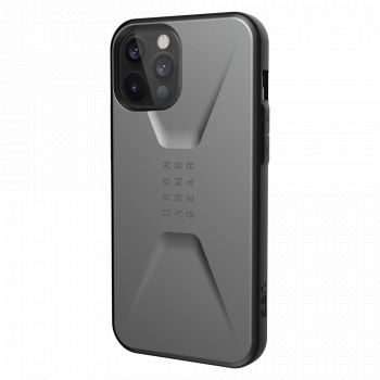 Ударопрочный чехол Urban Armor Gear Civilian Series Silver для iPhone 12 Pro