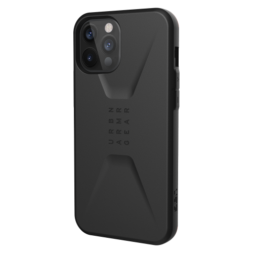 Ударопрочный чехол Urban Armor Gear Civilian Series Black для iPhone 12 Pro Max