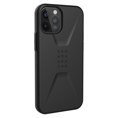 Ударопрочный чехол Urban Armor Gear Civilian Series Black для iPhone 12 Pro Max