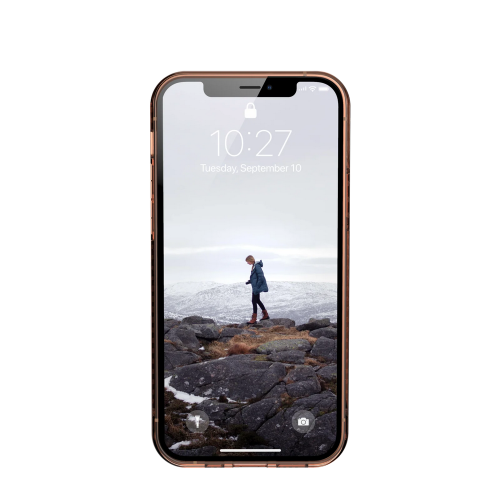 Ударопрочный чехол Urban Armor Gear Lucent Series Orange для iPhone 12 Pro Max
