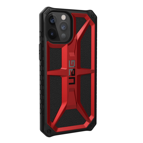 Ударопрочный чехол Urban Armor Gear Monarch Crimson для iPhone 12 Pro Max