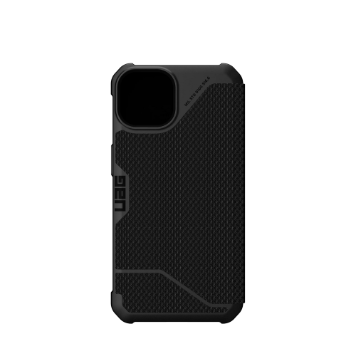 Ударопрочный чехол Urban Armor Gear Metropolis Folio Series Black для iPhone 13 / iPhone 14