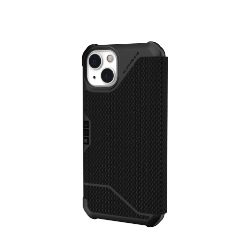 Ударопрочный чехол Urban Armor Gear Metropolis Folio Series Black для iPhone 13 / iPhone 14