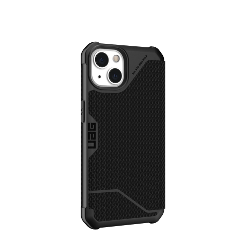 Ударопрочный чехол Urban Armor Gear Metropolis Folio Series Black для iPhone 13 / iPhone 14