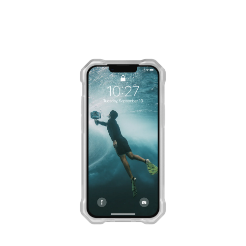 Ударопрочный чехол Urban Armor Gear Essential Armor with MagSafe Series Frosted Ice для iPhone 13 mini