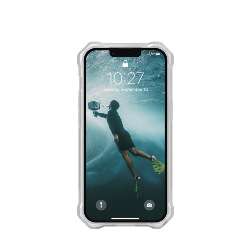 Ударопрочный чехол Urban Armor Gear Essential Armor with MagSafe Series Frosted Ice для iPhone 13 Pro